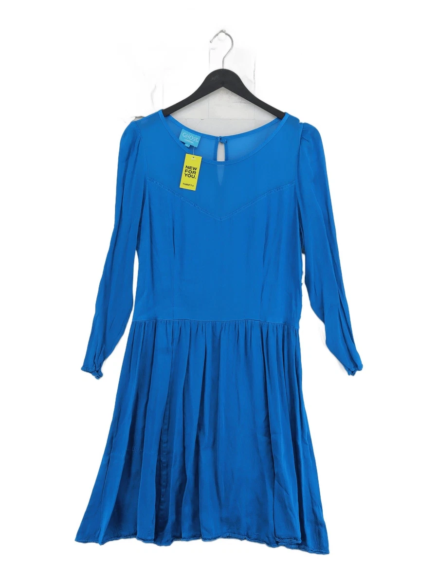 princess polly baby blue dress Giambattista Valli Floral Print Knee-Length Dress - Blue Dresses, Clothing  - GIA51008 main image 1