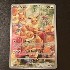 Carta Pokémon TCG Eevee Twilight Masquerade IR 188/167 quasi come nuova
