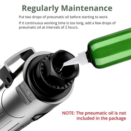 Air Right Angle Die Grinder 1/4" 90 Degree Heavy Duty 20,000 RPM Compressed ... - Bild 8 von 12