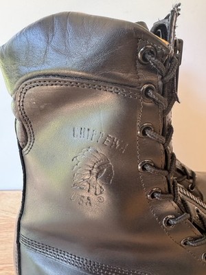 Chippewa Boots Vibram Steel Toe Firefighter Front Zip Black  display picture 3