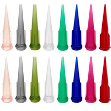 Plastic Tapered Pinhead Blunt Tips 160 PCS 8 Size Adhesive Dispensing Glue