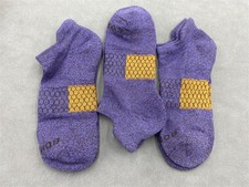 BOMBAS 3 Pairs Honeycomb Men Size L 9-13 Solid Cushion Ankle Socks