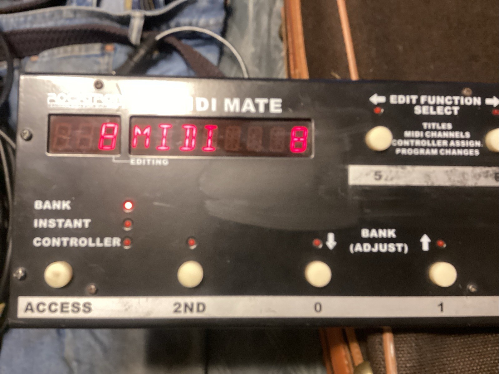 Rocktron MIDI Mate Foot Controller Pedalboard for Guitar Effects Processors