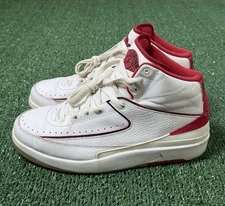 2014 Air Jordan 2 II Retro Chicago Home 385475-102 Varsity Red Beaters Mens 8.5