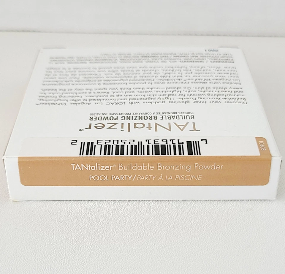 LORAC TANTALIZER BUILDABLE BRONZING POWDER POOL PARTY FULL SIZE .29 OZ NIB - Image 2 of 4