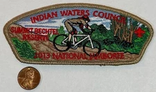 BOY SCOUT BSA INDIAN WATERS COUNCIL OA 221 MUSCOGEE 2013 JAMBOREE JSP CSP BIKING