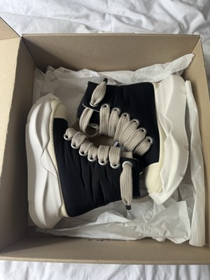 Rick Owen Jumbo Lace Abstract Sneaker | eBay