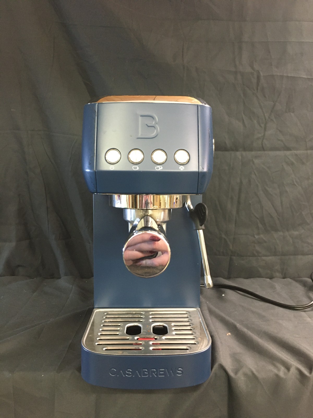 CASABREWS 3700 Essential 20 Bar Espresso Machine w/ Milk Steamer - Blue