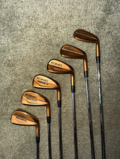 Cobra KING Forged Tec 5-PW Iron Set Steel Shafts Stiff Right-Handed Copper
