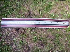 Mopar Used 1968 68 Plymouth Road Runner Trunk Trim Tail Finish Panel