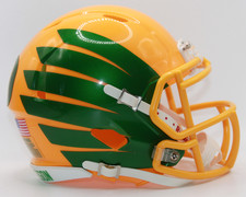 2025 Oregon Ducks Custom Riddell Mini Helmet vs Montana State