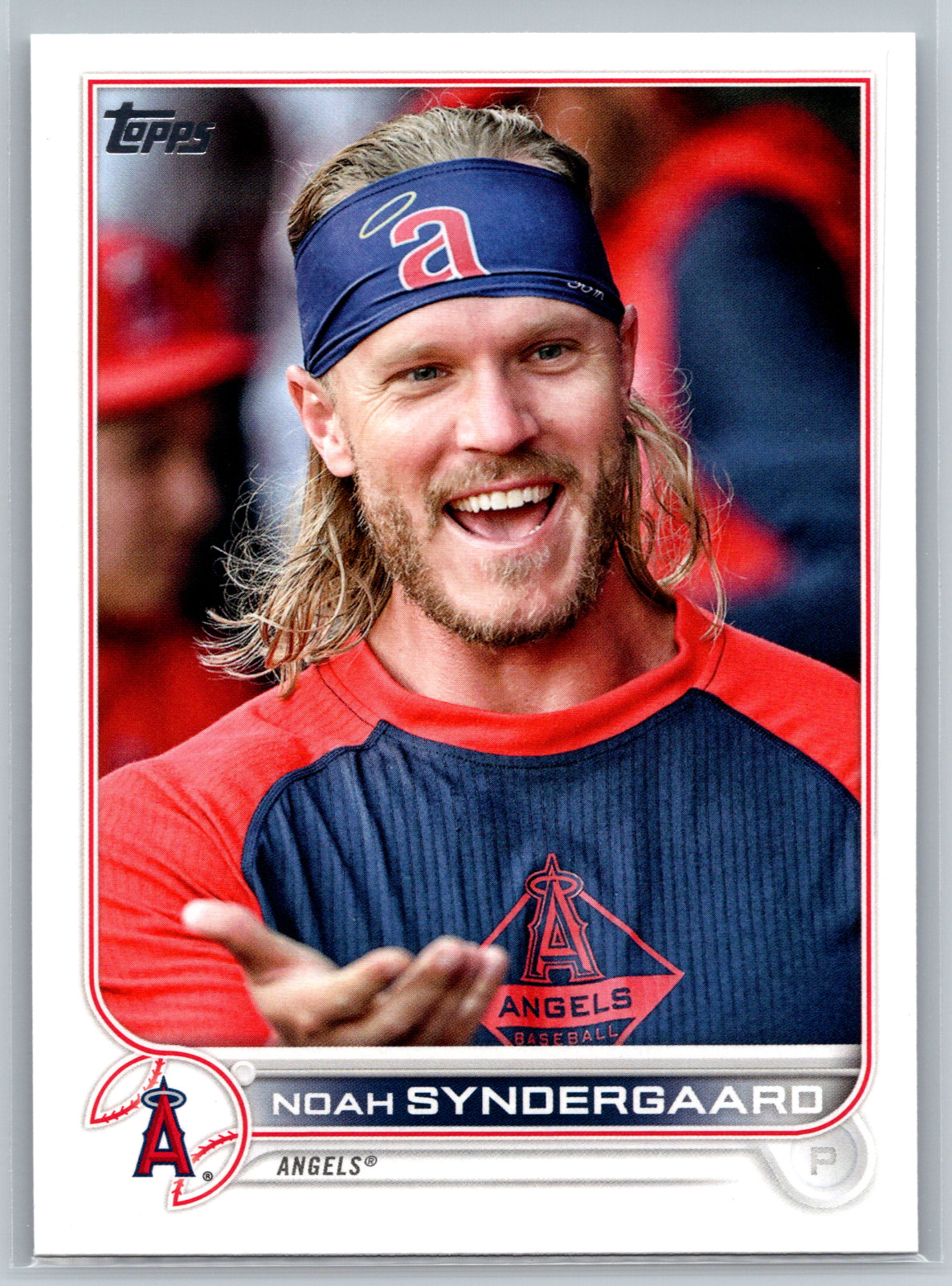 Noah Syndergaard 2022 Topps Update Series SP Image Variation US128 LA Angels