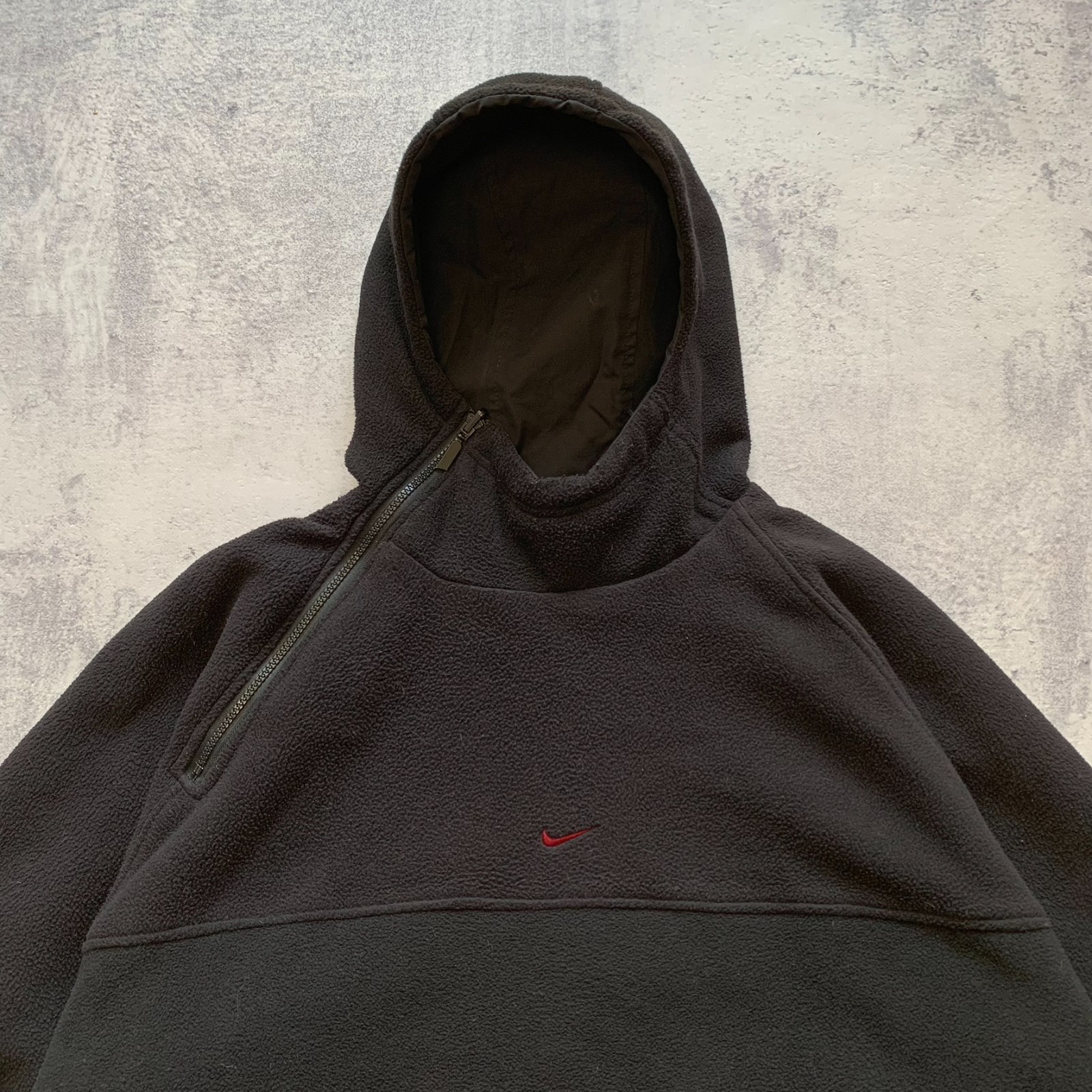 Vintage Anorak Nike Ninja Fleece Jacket 90s Reversible Rare image 3