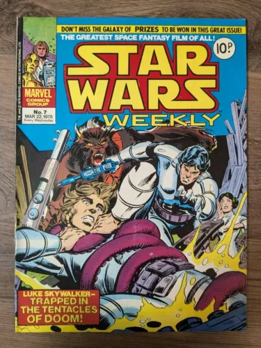 Star Wars Weekly #7 - 1978 - Marvel UK A New Hope Adaptation - Great Pics!