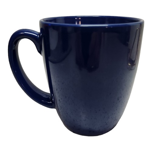 Corelle Livingware Stoneware Coffee Mug Solid Cobolt Navy Blue Coffee Cup 11 oz - Picture 2 of 4
