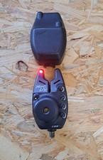 Fox Micron LXR Bite Alarms Single in Red/Red with Cap Carp Fishing Excellent