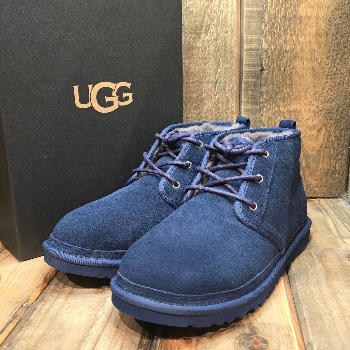 HOT Suede Navy Blue Mens Uggs UGG NEUMEL BOOT NEW