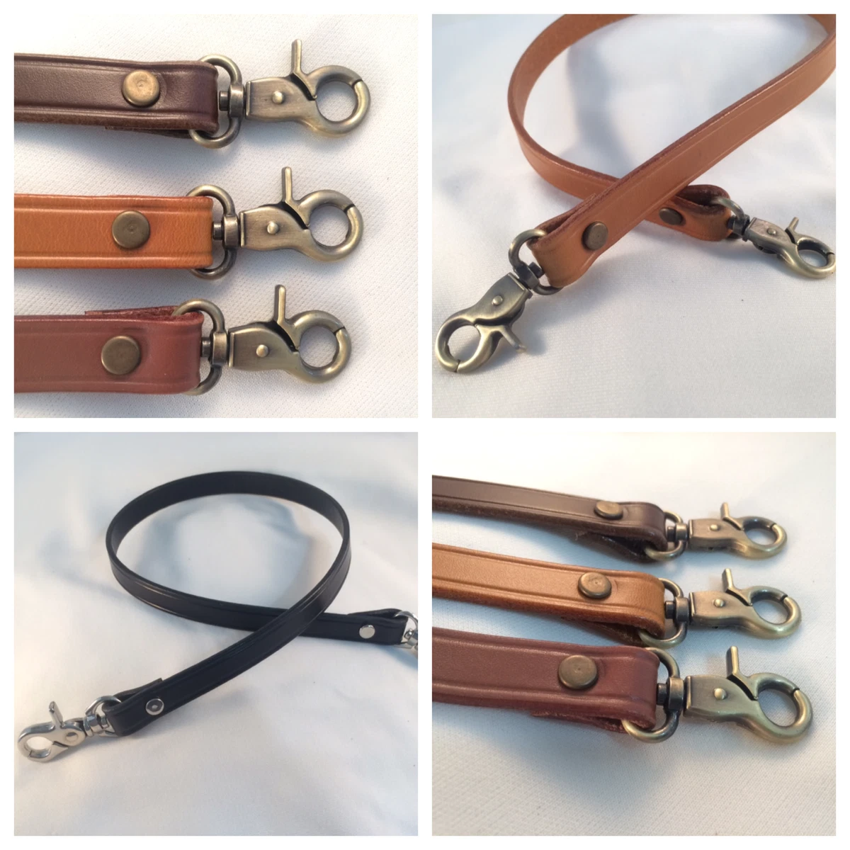 Genuine Cow Leather Replacement Belt Crossbody Strap Purse Handles