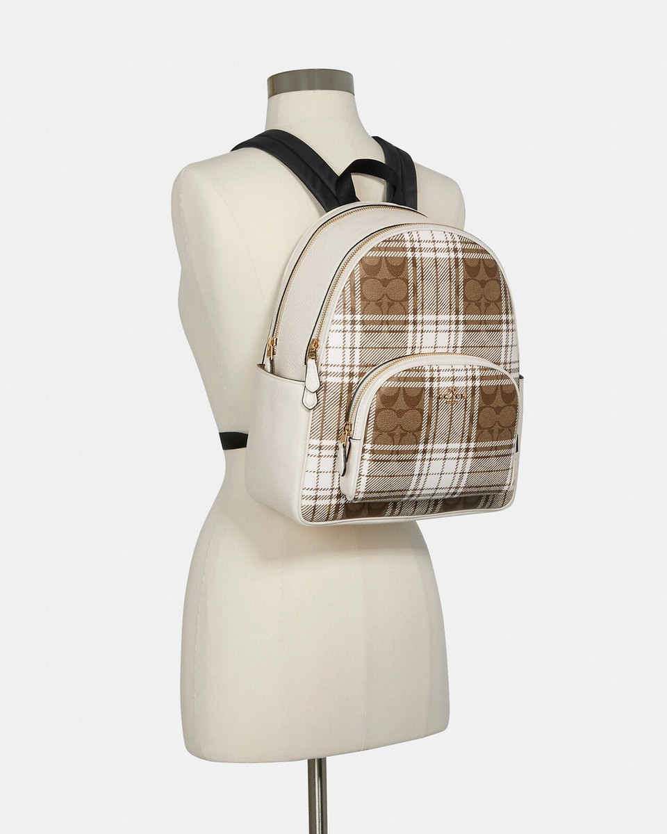 ✨超美品✨COACH コーチ ビリー 本革 巾着型 リュック 白 ゴールド 金具 COACH® | Trail Crossbody Bag 12 With Pillow Quilting