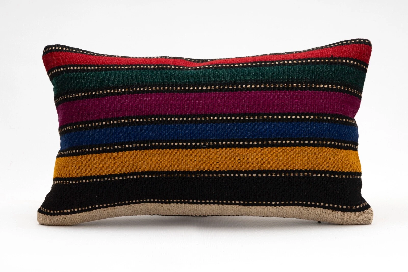 Kilim Pillow Cover, 12x20 in, Decorative Pillow, Turkish Pillow, Sofa Cushion