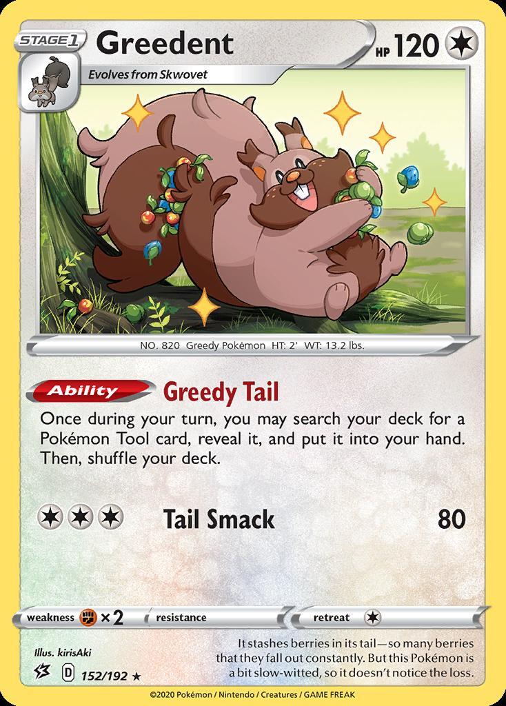 Pokemon Greedent (152/209) Rebel Clash LP