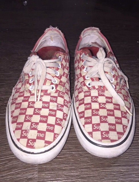 checkered vans ebay