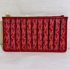 Michael Kors Jet Set Charm Signature Logo Medium Slim Card Case