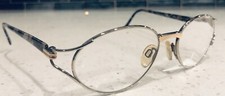 Vintage Rodenstock Woman  s Glasses R2339 Oval Black/Grey Frames Oval Script Lens