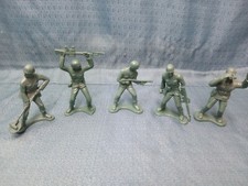 Green Army Soldiers 4.5" Vintage Unbranded