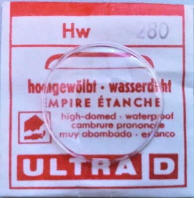 Cristal de reloj HW Ultra D Flume cruz estrella arqueada (1 pieza libre elección)