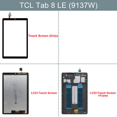 8'' LCD Display Touch Screen Digitizer Assembly Frame For TCL Tab 8 LE /8 4G WIFI