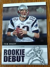 2005 Upper Deck Rookie Debut Tom Brady #57 card