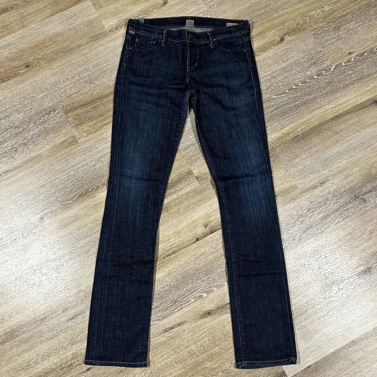 Citizens of Humanity Blue Denim Jeans Ava Low Rise Straight Leg Women s 29 Wear eBay