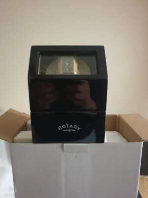 Rotary LE90012/05 Analog Swiss Automatic Blue Watch & Rotary Watch Winder Box