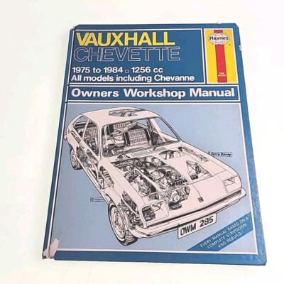 Haynes Vauxhall Chevette 1975 1984 Betriebsanleitung Werkstatthandbuch Buch