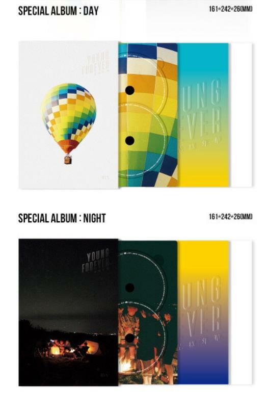 BTS Young Forever SPECIAL ALBUM NIGHT VER. K-POP 2 CD + POLAROID