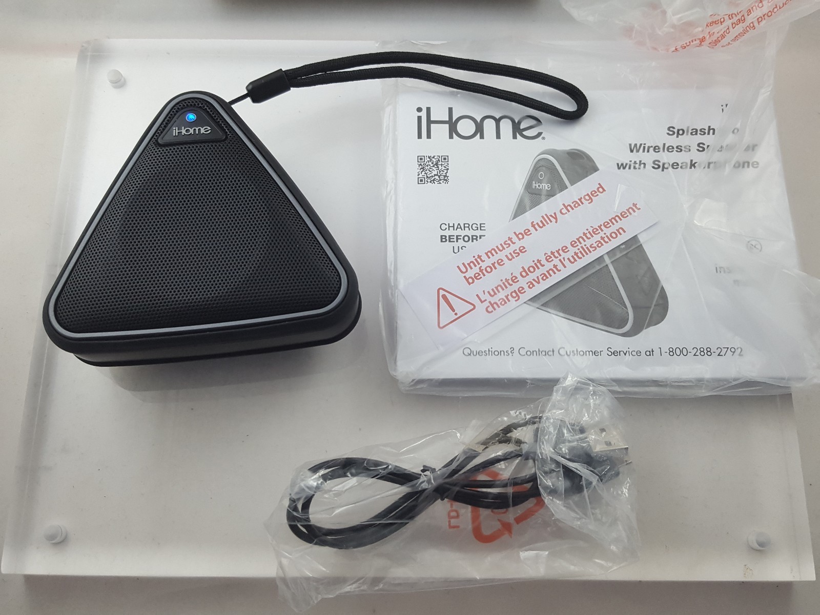 ihome speaker ibt3