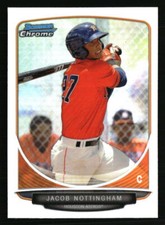 Jacob Nottingham 2013 Bowman Chrome Draft Picks & Prospects Refractor #BDPP61