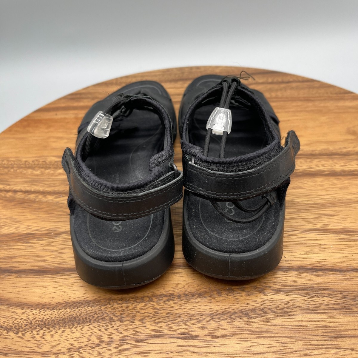 Ecco Sandals Womens Size 5 / 36 Danish Design Black Leather  display picture 1