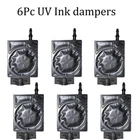 ACHI 6pcs UV Ink Dampers Ink Bag for EPSON R1390 L800 DX5 A3 A4 UV Printer Black
