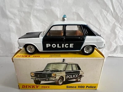 Dinky Toys Meccano SIMCA 1100 POLICE Ref. 1450 Espagne - Photo 1/4