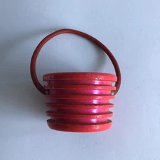 LOWE Alpine - Tuber Belay Rappel Device - Red - Vintage France