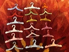 Lot Of 18 Vintage Barbie Doll Clothes Hangers