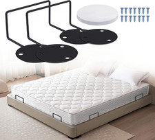 2 Pieces Metal Mattress Retainer Bar Bracket, Non Slip Mattress Gripper to Keep