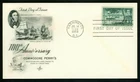 COMMODORE PERRY VISITS JAPAN 100TH ANNIV ARTCRAFT CACHET FDC  1953 UNADDR