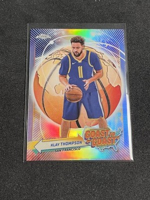 Klay Thompson - 2024 Topps Chrome #CC-22 Coast to Coast Golden State Warriors