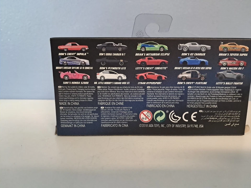 Fast And Furious 1/32 Diecast Car Nissan Gt-r R35 Blue - Image 4 of 4