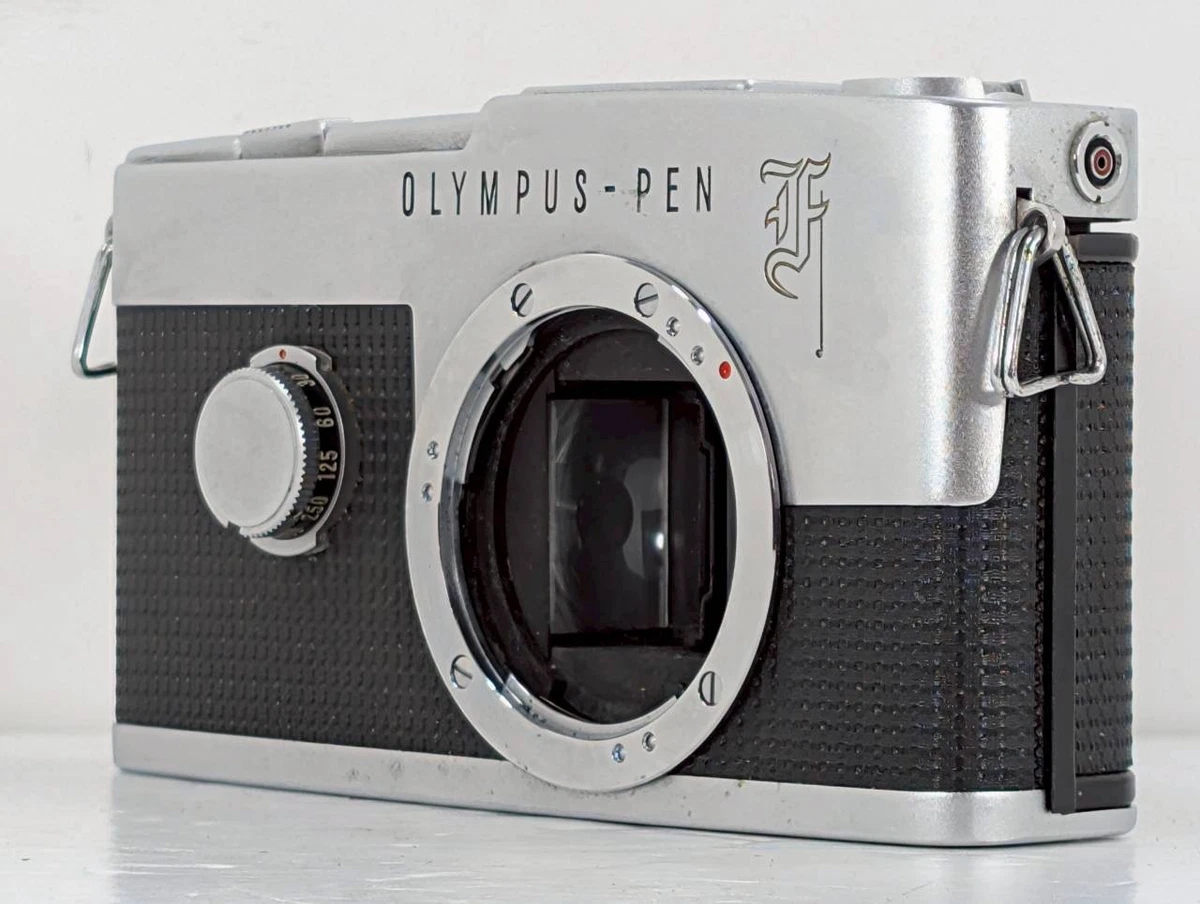 【美品　整備済】ブルー Olympus Pen F ハーフ +40mm f1.4 olympus pen f camera products for sale | eBay