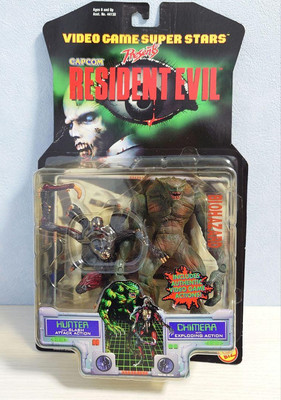 バイオハザード　フィギュア　トイビズ　TOYBIZ Resident Evil TOY BIZ バイオハザード2 ウィリアム・バーキン＆シェリー