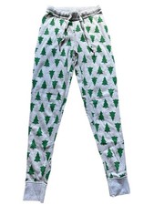 NWOT Hanna Andersson 100 Organic Cotton Leggings Pajama Pants Christmas Tree XS